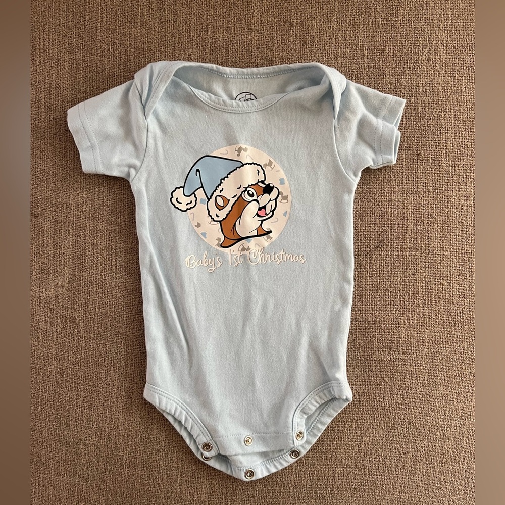 Bucees Baby Boys First Christmas SZ 0-3 Months